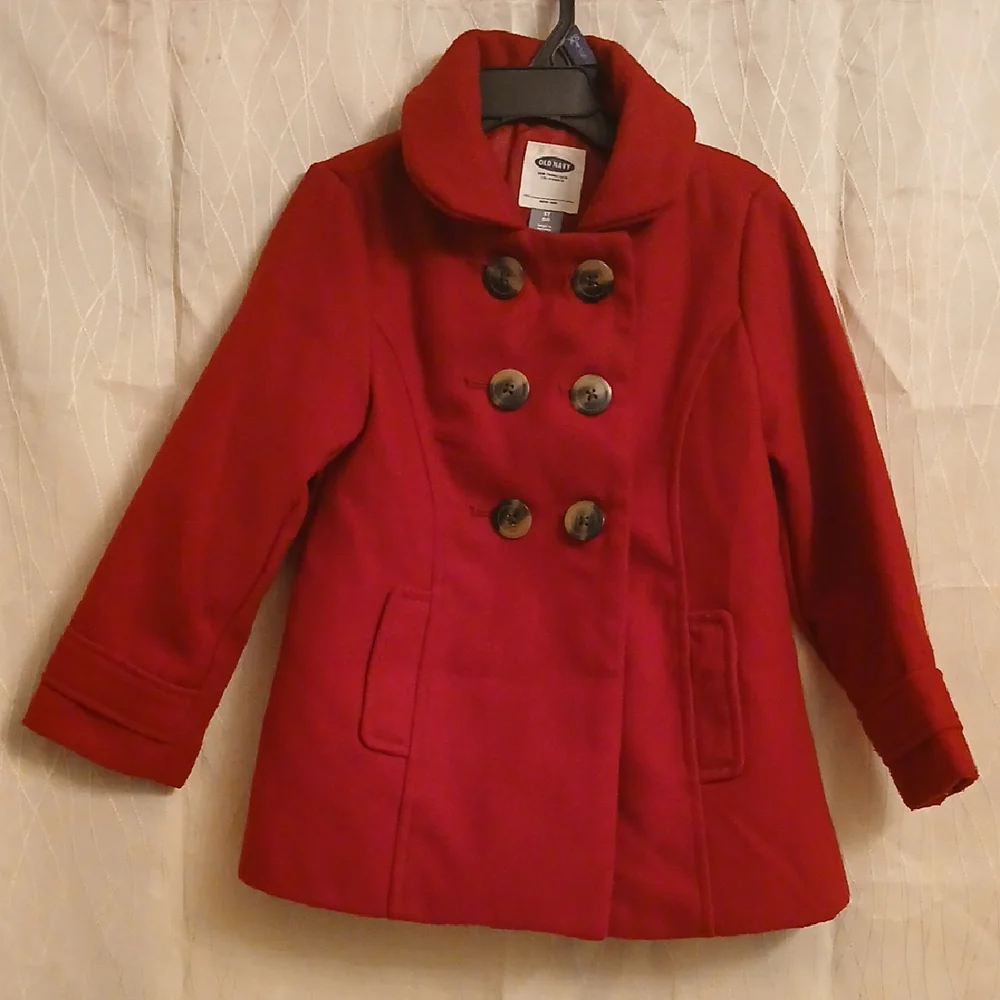 Old Navy‎ Red Kids Pea Coat
